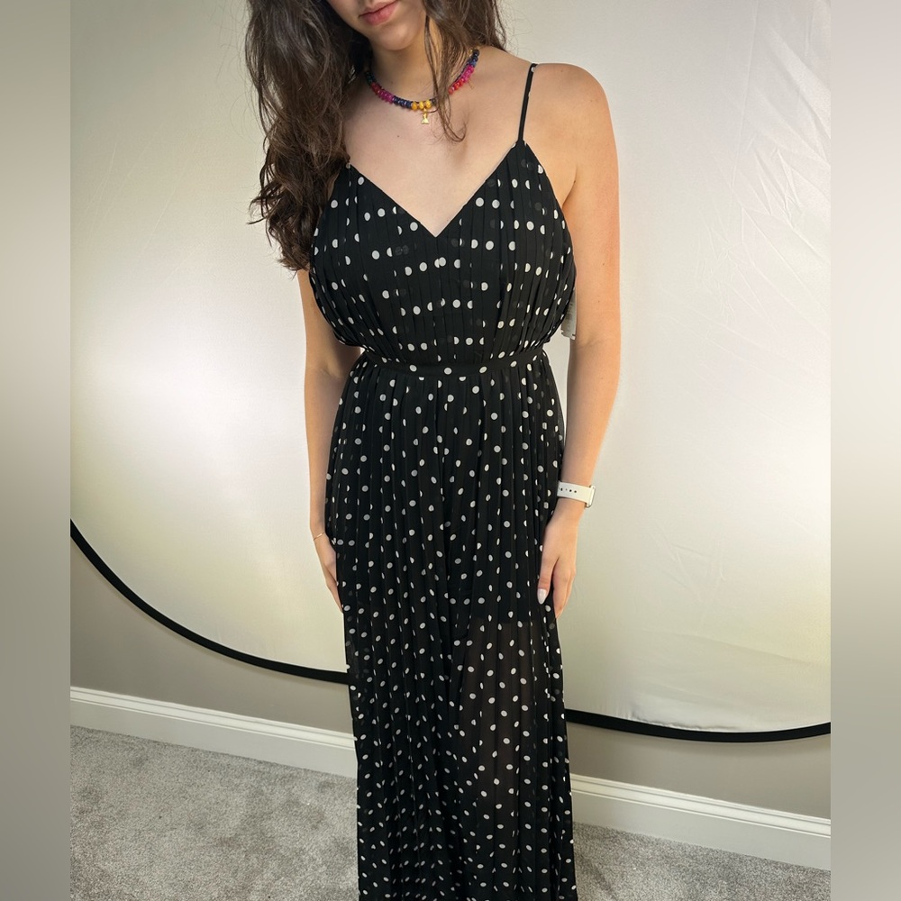 Petal & Pup Black Maxi with White Dots - Picture 6 of 6
